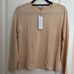 NWT Amour Vert Women's Cotton Long Sleeve Tee
